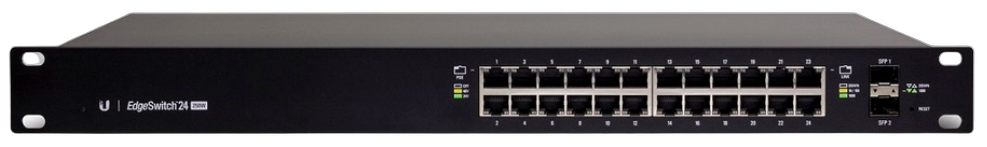 Ubiquiti EdgeSwitch 24 / 24 Gigabit RJ45 Ports / 2 SFP Ports / 250W / PoE+ / ES-24-250W