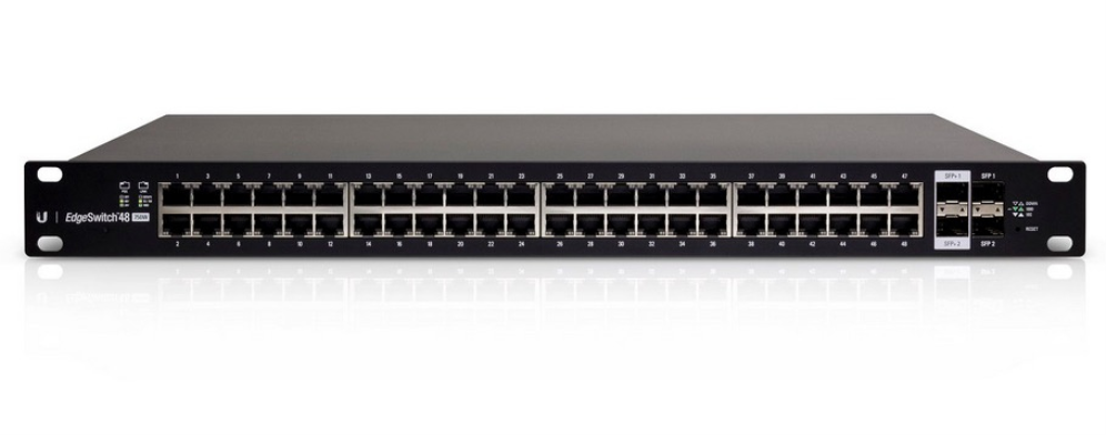 Ubiquiti Networks ES-48-500W network switch Managed L2/L3 Gigabit Ethernet (10/100/1000) Power over Ethernet (PoE) 1U Black (ES-48-500W)