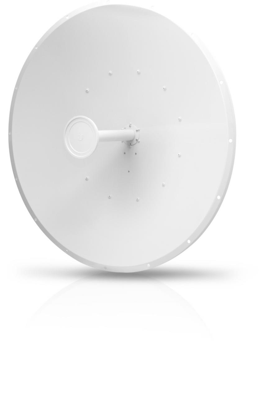 Ubiquiti airFiberX dish antenna, 5GHz 34dBi, slant 45 degree