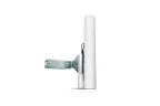 Ubiquiti AirMax MIMO 16dBi 5GHz 120° sector antenna with mounting arm shown side-view for outdoor wireless network