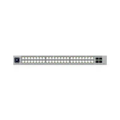 Ubiquiti UniFi ECS-48-PoE Layer3-Switch mit 52 Ports, 32x 10GbE, 16x 2,5GbE, 950W PoE-Budget, 48x PoE bt, 4x SFP28,