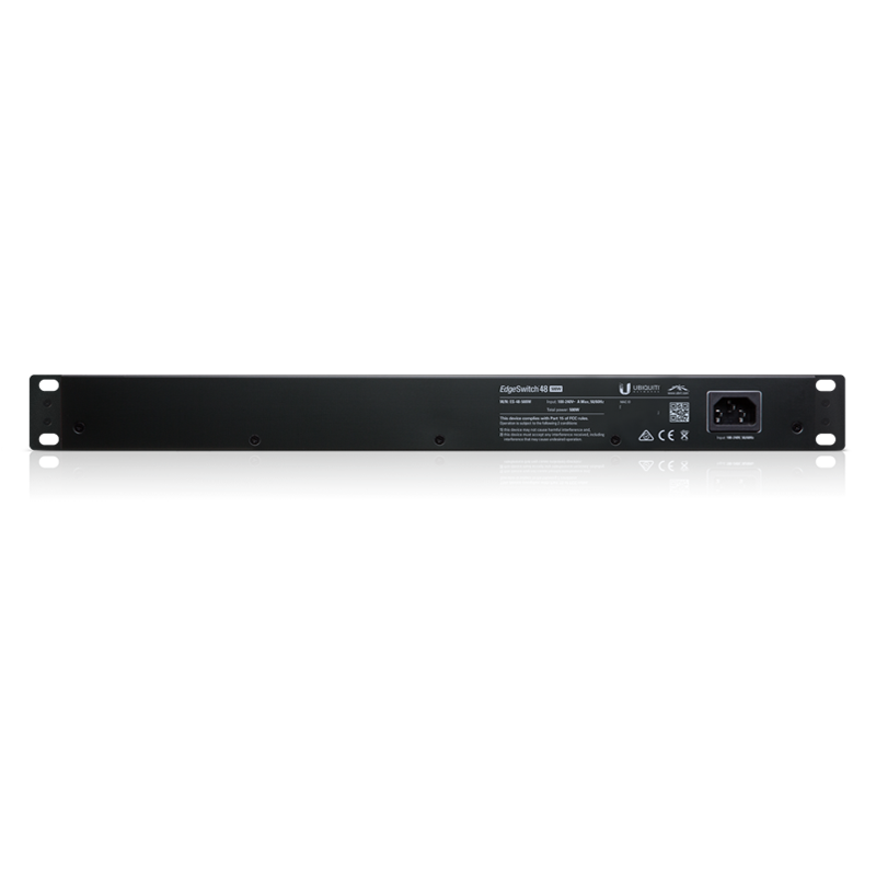 Ubiquiti EdgeSwitch 48 / 48 Gigabit RJ45 Ports / 2 SFP+ Ports / 2 SFP Ports / 500W / PoE+ / ES-48-500W