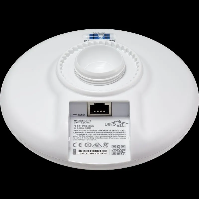 Ubiquiti NanoBeam M5, 5GHz, 16 dB, airMax, CPE Ubiquiti NanoBeam M5, 5GHz, 16 dB, airMax, CPE