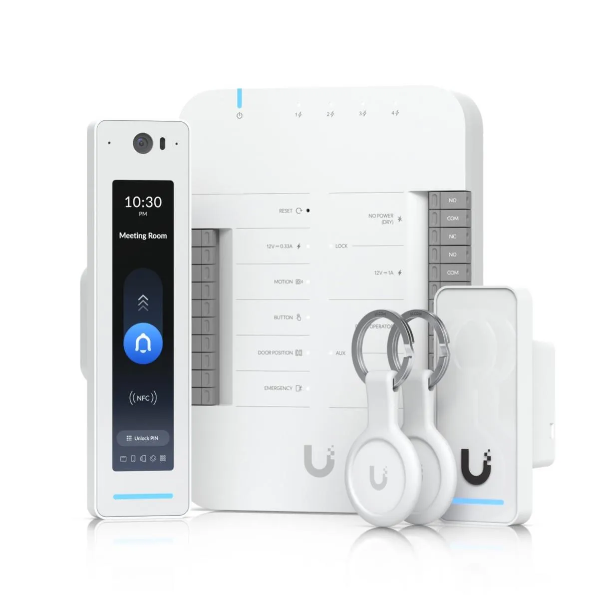 Комплект Ubiquiti Access G3 Starter Kit Professional с контроллером, считывателем двери с дисплеем и двумя брелоками для