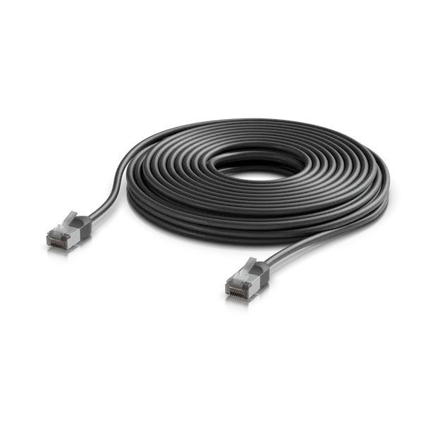 Ubiquiti UniFi Premium Patch Cable Outdoor • 12m • black • UACC-Cable-Patch-Outdoor-C6A-12M-BK