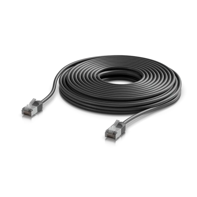 Ubiquiti UniFi Premium Patch Cable Outdoor • 12m • black • UACC-Cable-Patch-Outdoor-C6A-12M-BK