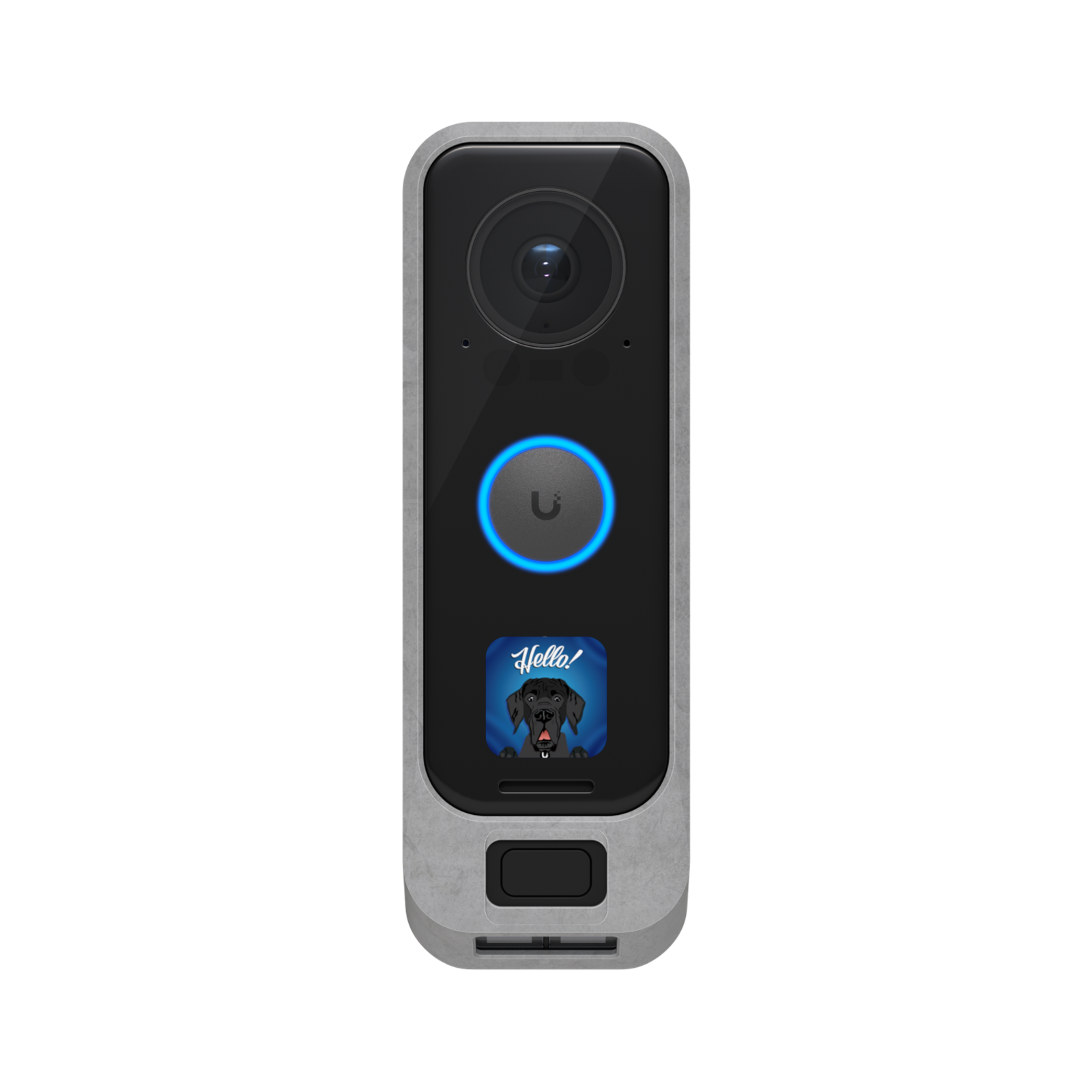 Ubiquiti Unifi G4 Doorbell Pro Cover/for the G4 Doorbell Pro/ UACC-G4-DB-Pro-Cover-Concrete