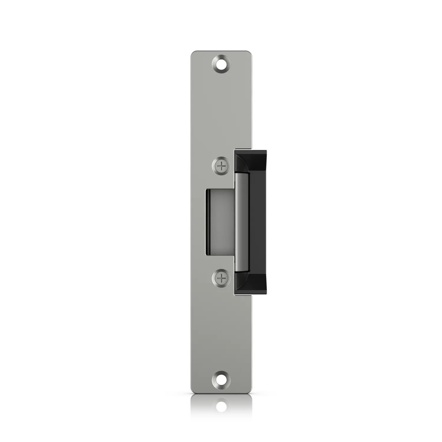 Placa de cerradura electrónica Ubiquiti UniFi Access Fail-Secure con mecanismo de bloqueo negro y 4 agujeros para tornillos Placa de cerradura electrónica Ubiquiti UniFi Access Fail-Secure con mecanismo de bloqueo negro y 4 agujeros para tornillos