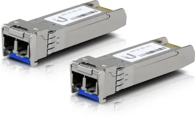 Ubiquiti SFP+ оптический модуль 10 Гбит/с одномодовый, упаковка 20 шт.