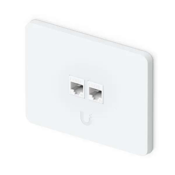 Universelle, lackierbare Keystone-Wandplatte, 2 Port, horizontal, 4er-Pack
