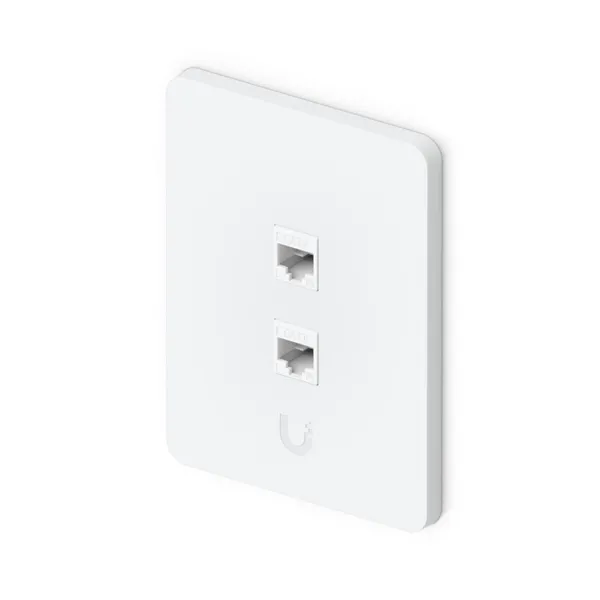 Universelle, lackierbare Keystone-Wandplatte, 2 Port, vertikal, 4er-Pack