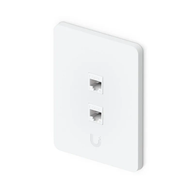 Universelle, lackierbare Keystone-Wandplatte, 2 Port, vertikal, 4er-Pack