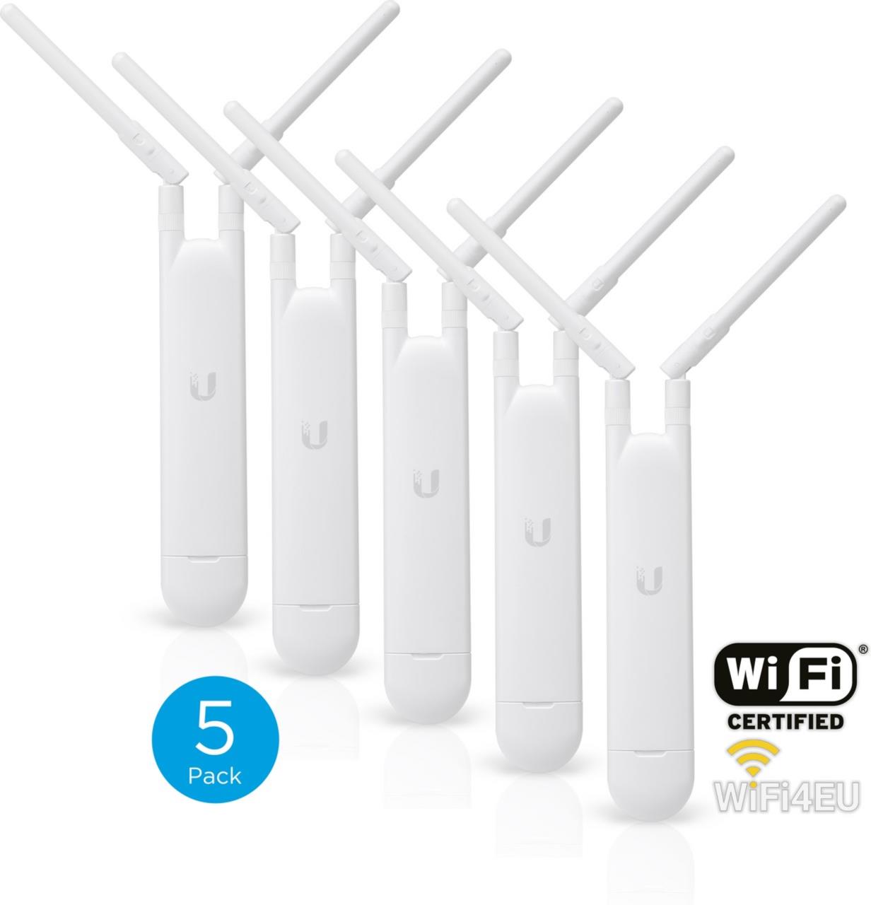 Ubiquiti UniFi AP AC Mesh 5-pack ohne PoE-Injektor
