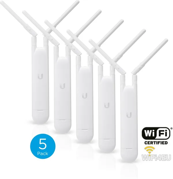 Ubiquiti UniFi AP AC Mesh 5-pack ohne PoE-Injektor
