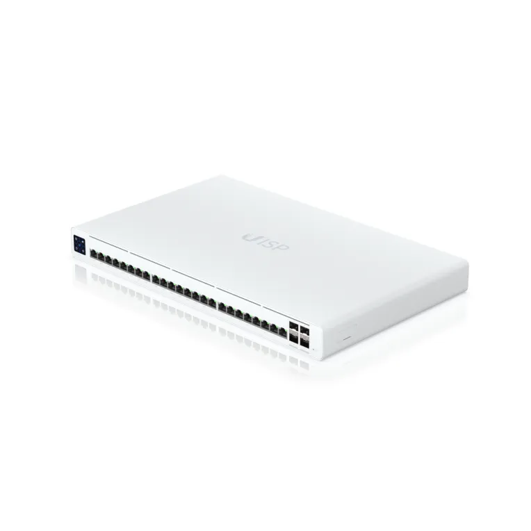 Ubiquiti Switch full managed Layer2 28 Port • 24x GbE • PoE Budget 220W • 16x 27V Passive-PoE • 4x SFP+ • 19" • UISP • UISP-S-Pro Ubiquiti Switch full managed Layer2 28 Port • 24x GbE • PoE Budget 220W • 16x 27V Passive-PoE • 4x SFP+ • 19" • UISP • UISP-S-Pro