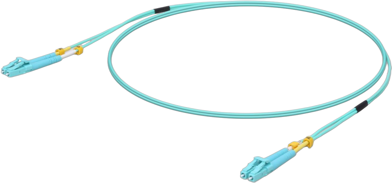 Ubiquiti UOC-0.5 Networks UniFi ODN 0.5m fibre optic cable LC OM3 Aqua colour