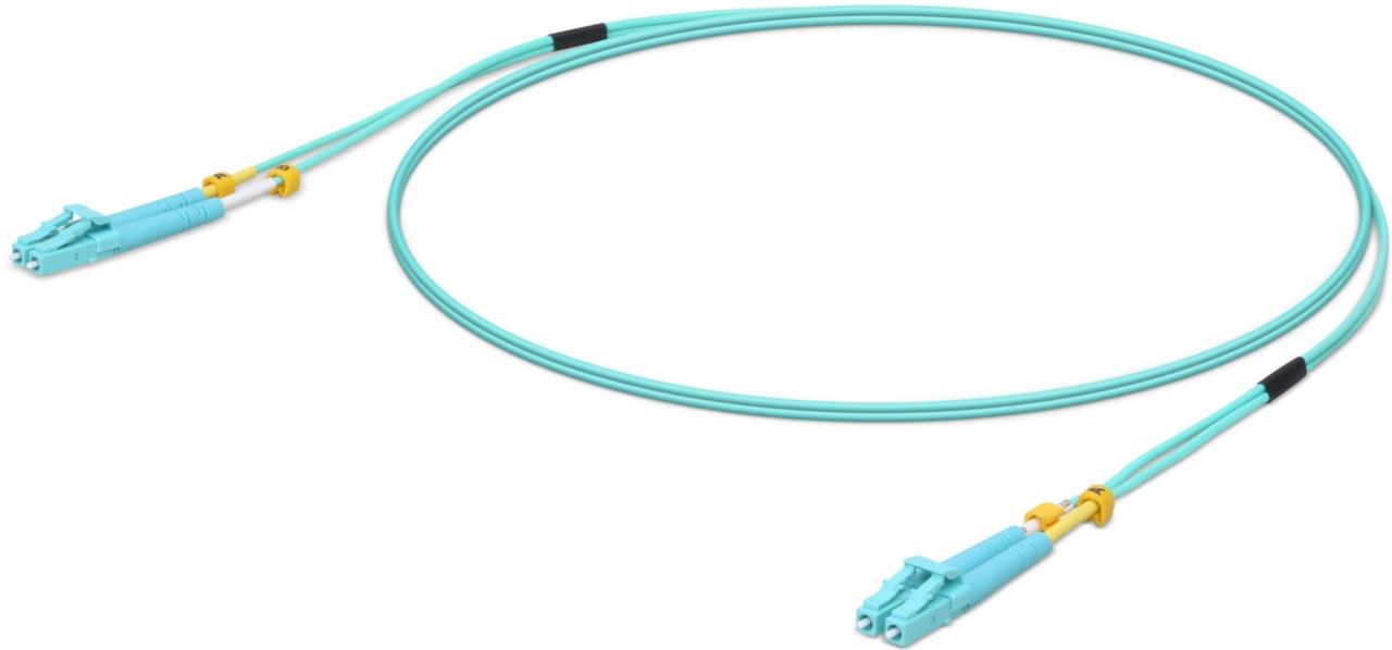 Ubiquiti UOC-2 Networks UniFi ODN 2m fibre optic cable LC OM3 Aqua colour