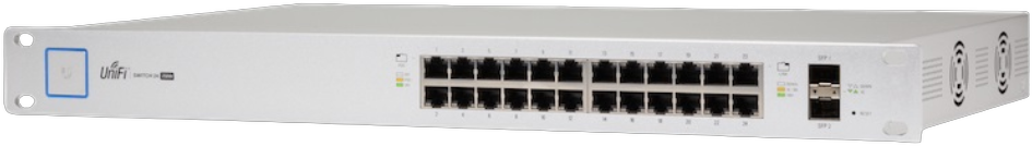 24+2P Ubiquiti UniFi US-24-250W PoE+ M RM