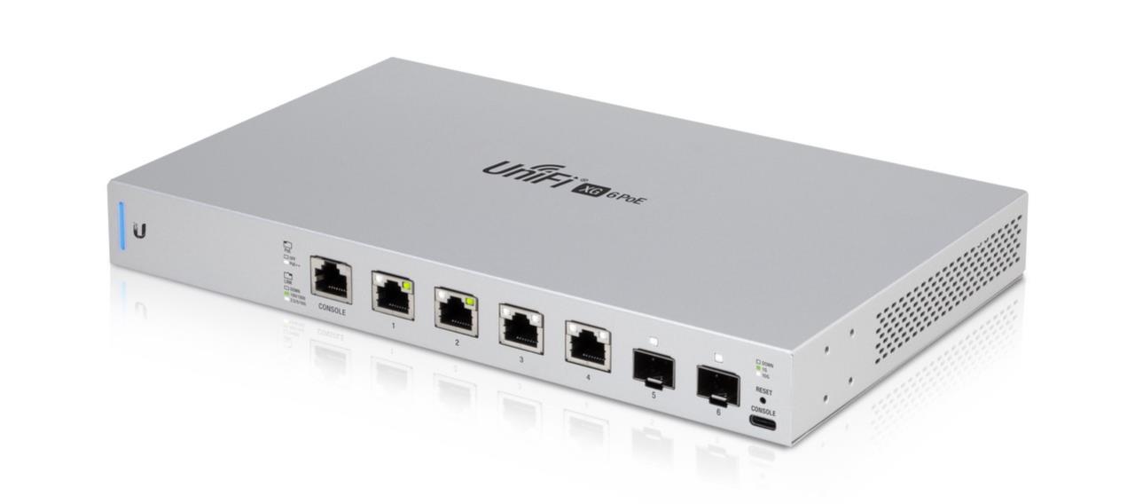 Ubiquiti UniFi US-XG-6POE 6-Port 10G Managed Switch mit 802.3bt PoE++