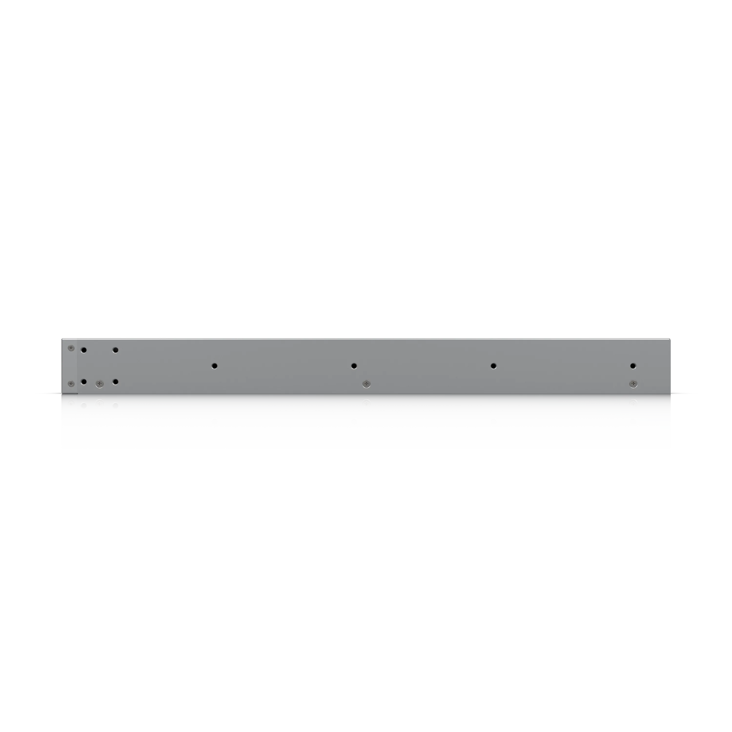 Ubiquiti UniFi Switch USW-Pro-XG-48, deux supports de montage en métal argenté avec trous de fixation sur fond noir pour Ubiquiti UniFi Switch USW-Pro-XG-48, deux supports de montage en métal argenté avec trous de fixation sur fond noir pour