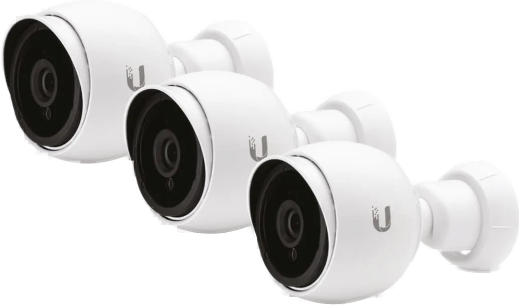 UniFi Video Camera, IR, G3-Bullet, IEEE 802.3af / Passiv PoE, 3er-Pack