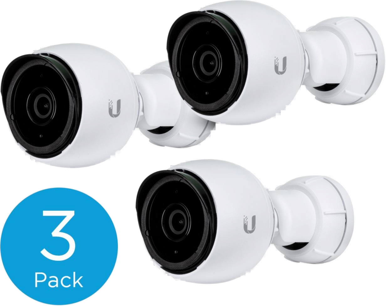 Ubiquiti UniFi Video Camera G4 Bullet / Outdoor / 1440p / POE / Magic Zoom / Infrarot / Microphone / UVC-G4-Bullet-3 / 3er Pack