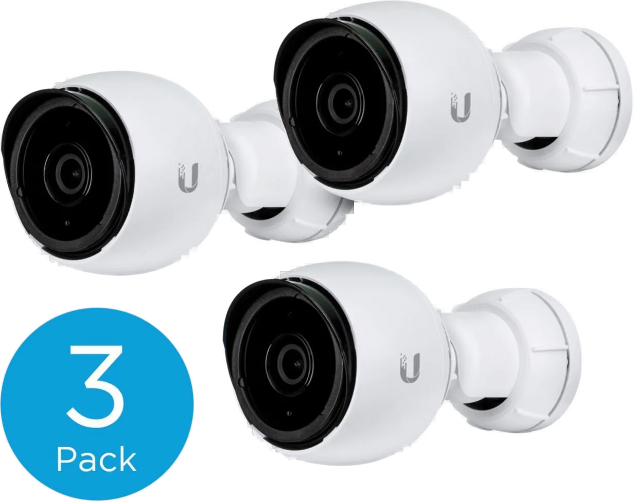 Ubiquiti UniFi Video Camera G4 Bullet  / Outdoor / 1440p / POE / Magic Zoom / Infrarot / Microphone / UVC-G4-Bullet-3 / 3er Pack