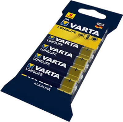 VARTA LONGLIFE Batterie AA LR6 Mignon 8er