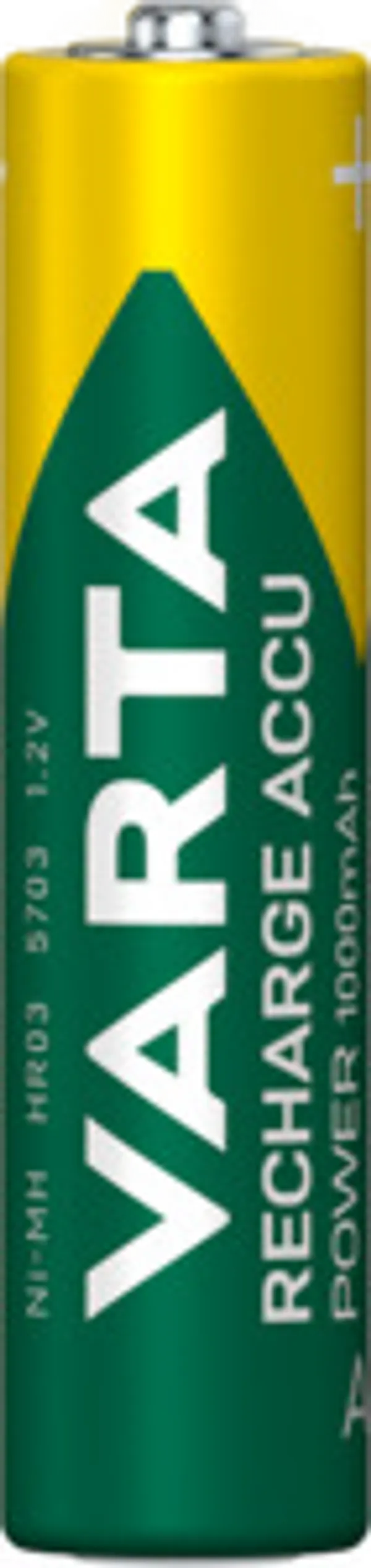 Varta Akku RECHARGE Power    AAA HR03 1000mAh           2St.