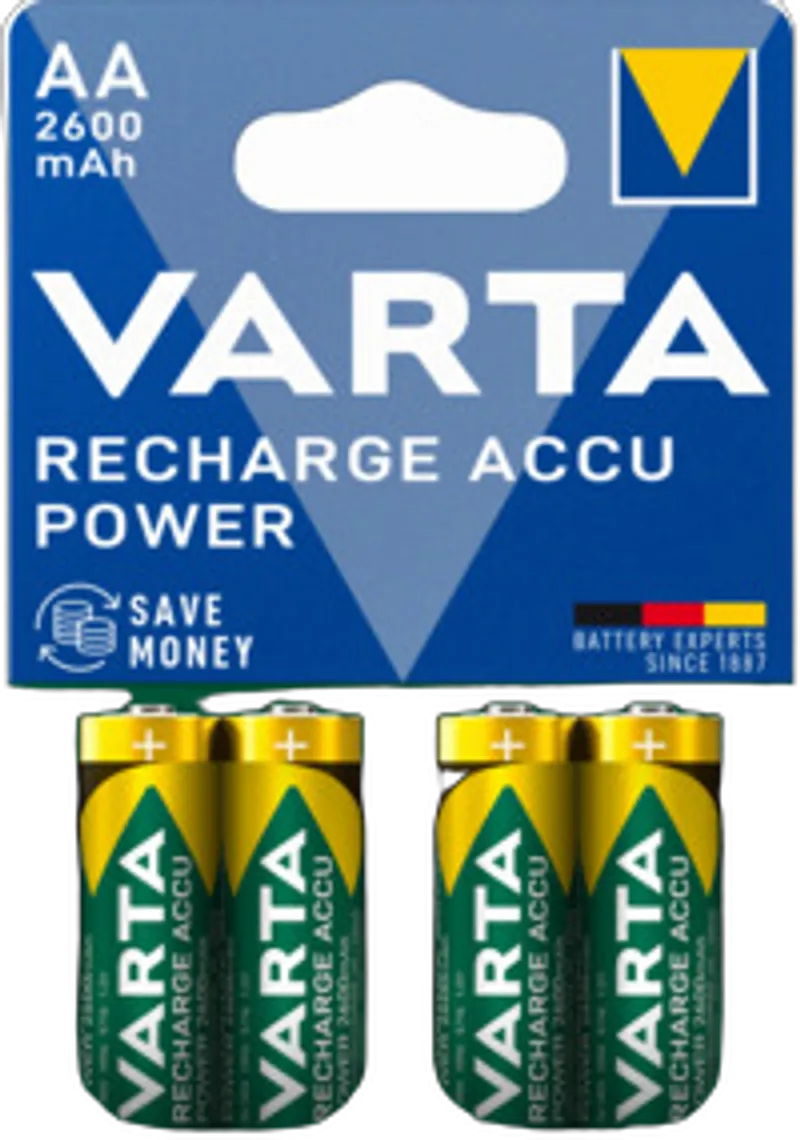 Varta Akku RECHARGE Power    AA  HR6  2600mAh           4St.