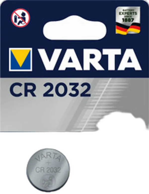 VARTA Knopfzellenbatterie Electronics CR2032 Lithium 2er-Pack
