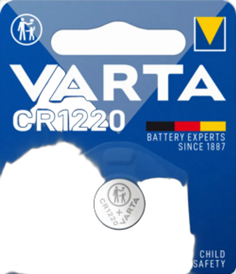 Varta Batterie Knopfzelle CR1220 3V 35mAh Lithium 1St.