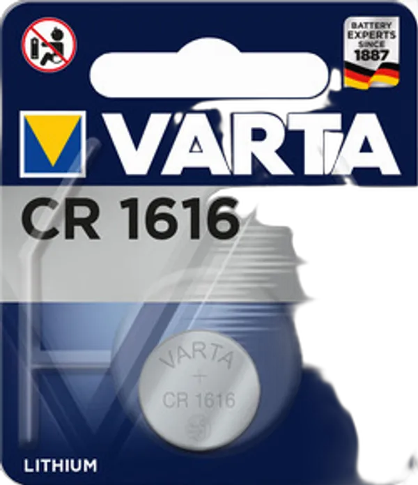 Varta Batterie Knopfzelle CR1616 3V 55mAh Lithium 1St.