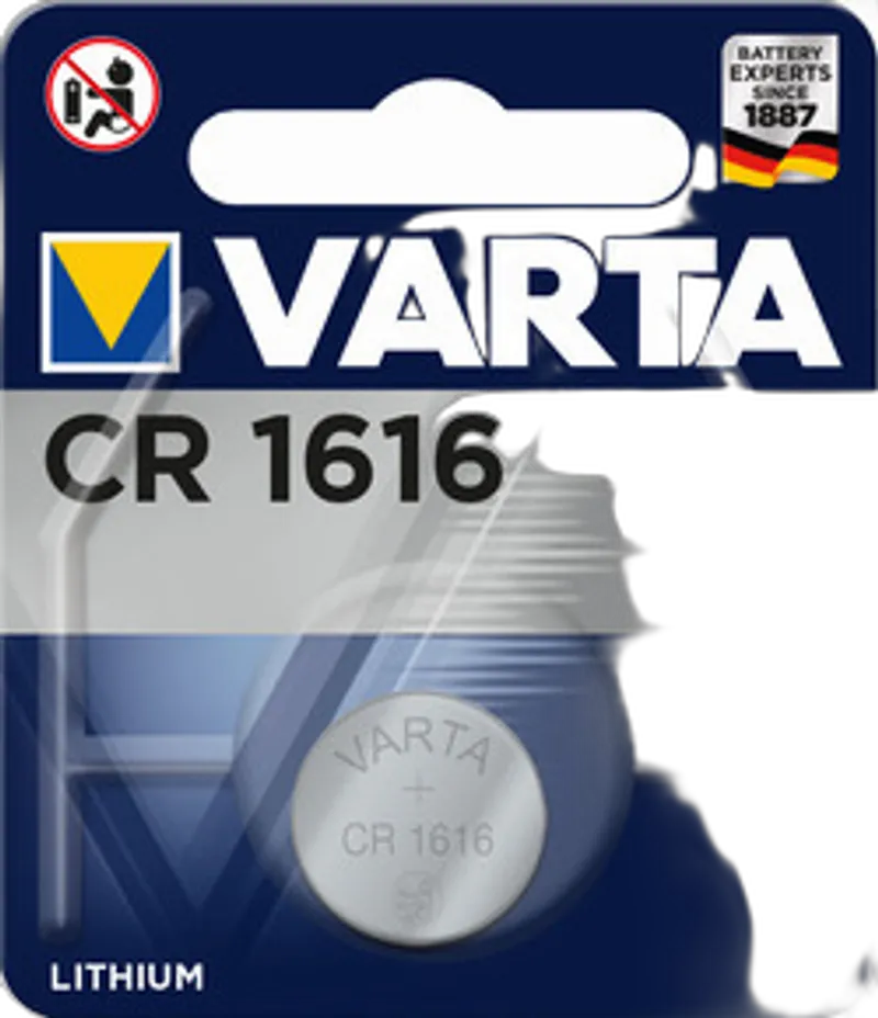 Varta Batterie Knopfzelle CR1616 3V  55mAh Lithium      1St.