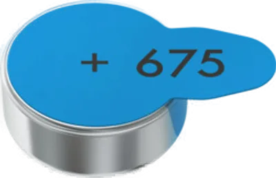 VARTA Hearing Aid Batteries 675 Blister 6