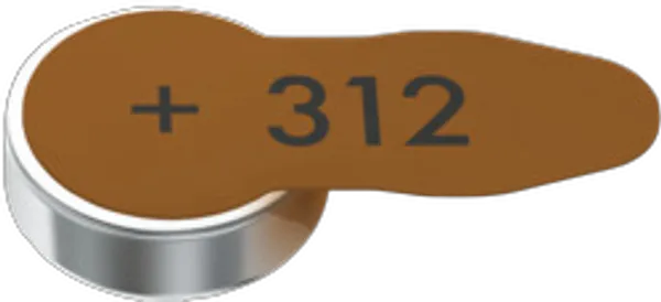 VARTA Hearing Aid Batteries 312 Blister 6