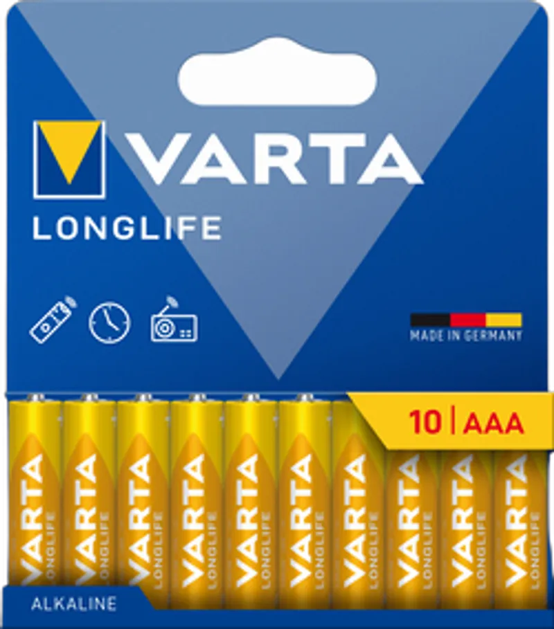 VARTA Longlife AAA Pack 10