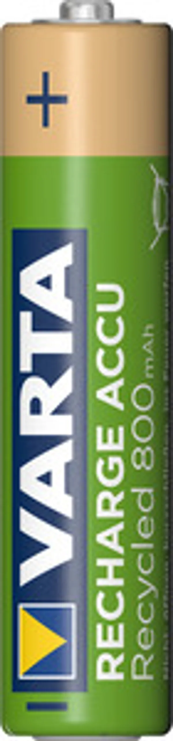 VARTA Recharge Akku Recycled AAA Micro 2er 800mAh