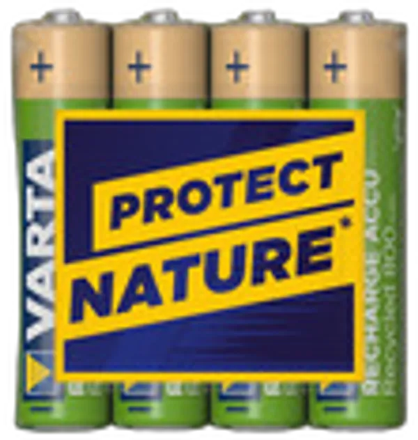 VARTA Recharge Akku Recycled AAA Micro 4er 800mAh