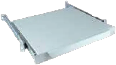 Vertiv(Knürr) zub.Schreibplatte 1HE, 19'', B408xT360mm, t365-565, Schwarzgrau