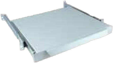 Vertiv(Knürr) zub.Schreibplatte 1HE, 19'', B408xT560mm, t565-750, Lichtgrau
