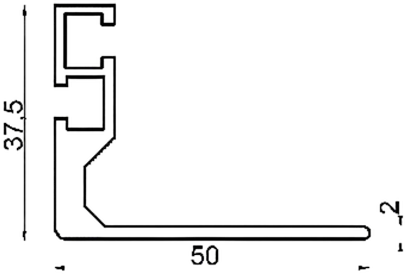 Vertiv(Knürr) Schrank gzub.L-Schiene,T 600,L=411mm,Paarweise,verschraubbar