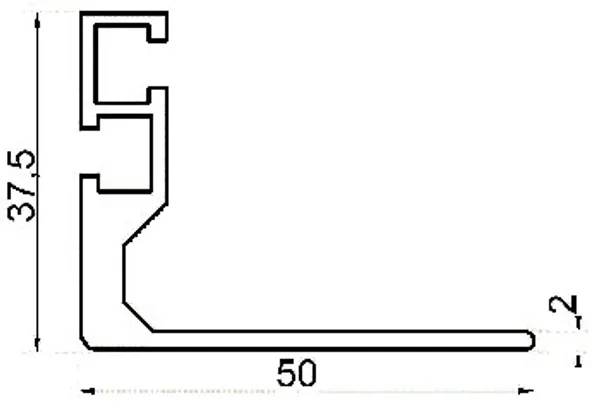 Vertiv(Knürr) Schrank kzub/Smaract,L-Schiene,T 635,L=603mm, Paarweise