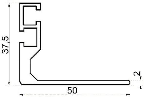 Vertiv(Knürr) Schrank kzub/Smaract,L-Schiene,T 660,L=628mm, Paarweise