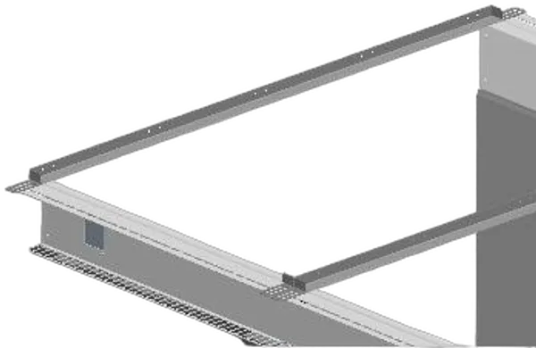 Vertiv(Knürr) SmartAisle Endtrennleiste GB1200 (Paar), LIchtgrau,