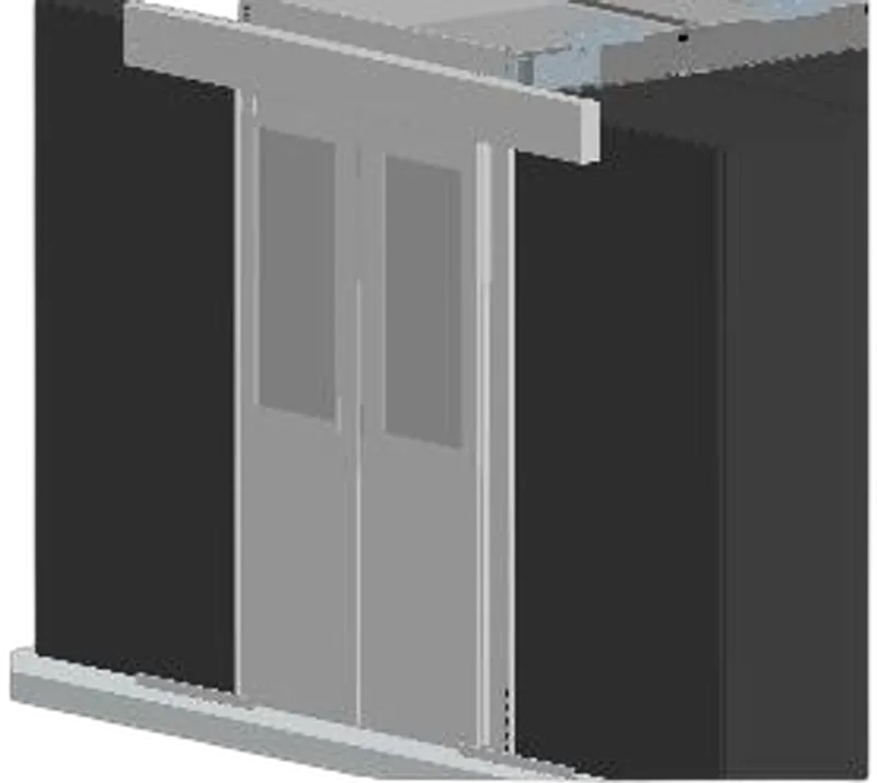 Vertiv(Knürr) SmartAisle Schiebetür GB1200 H2000, Lichtgrau,