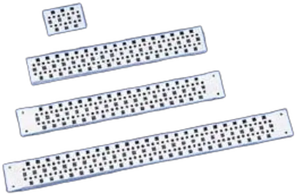 Vertiv(Knürr) zub.Multifunktionsstrebe,T600, 1HE, gelocht, Typ 1, 4-Pack