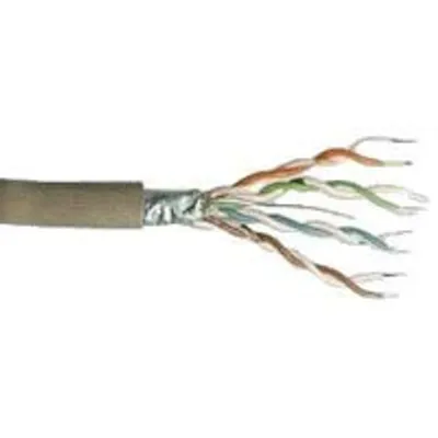Kabel 600MHz, CAT7, S-STP(S/FTP), Patchkabel(flex), 100m Ring, LSZH, Grau, VOKA