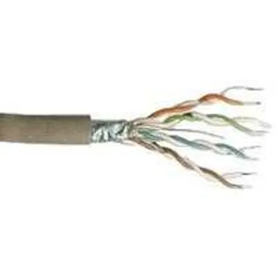 Kabel  600MHz, CAT7, S-STP(S/FTP),  Patchkabel(flex),  500m Trommel, LSZH, Grau, VOKA