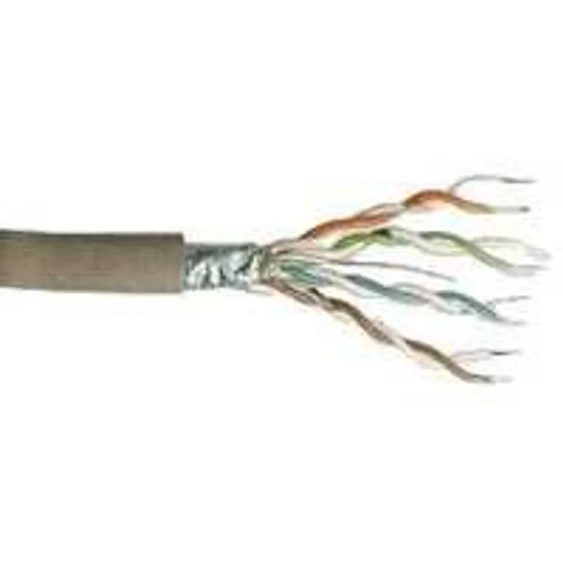 Voka 600MHz Kabel Flex,CAT7 Halo S-STP(S/FTP), 500m Trommel Grau, cavo grigio con schermo in foil argentato e quattro